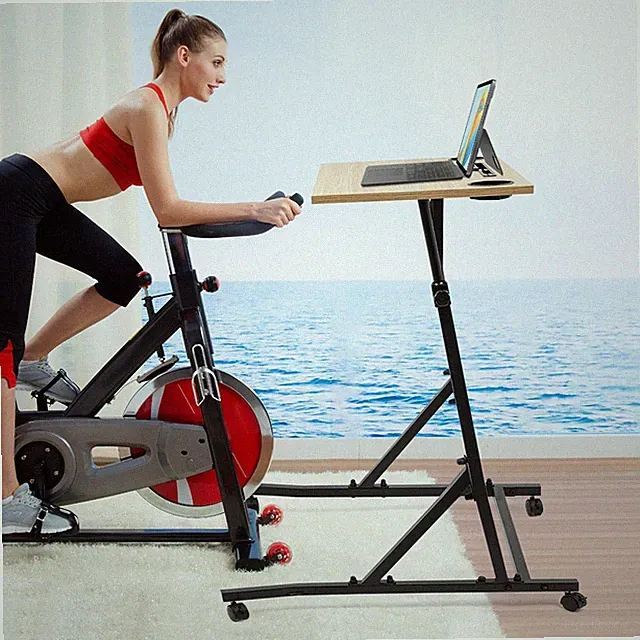 Adjustable Bike Trainer Fitness Desk, Standing Desk For Indoor Cycling Trainer