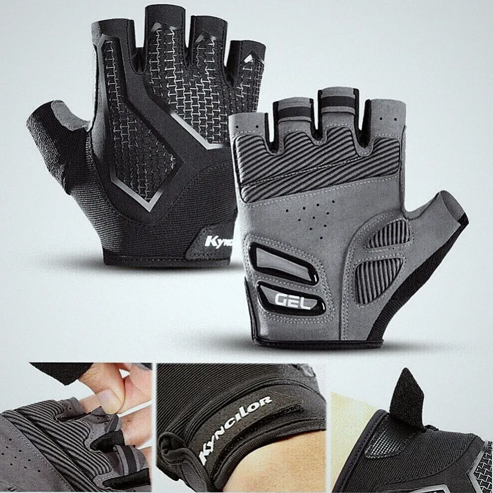 Half Finger Cycling Gloves for Men Women Fitness Anti-slip Bike Bicycle Gloves